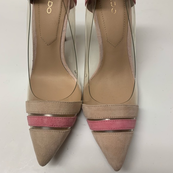 Gorgeous pink and beige heals. Never warn - Picture 1 of 4